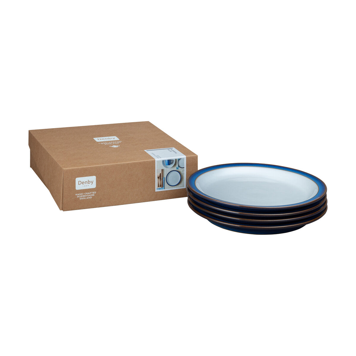Dinner Plate Set, Denby Imperial Blue