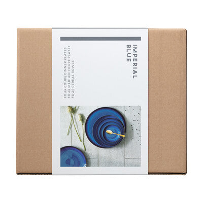Dinner Set 12 piece, Imperial Blue