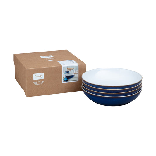 Pasta Bowl Set, Denby Imperial Blue