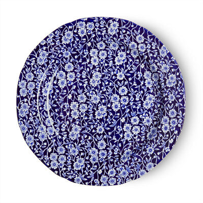 Dinner Plate, Burleigh Blue Calico