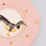 Cake Plate 23cm Doggie