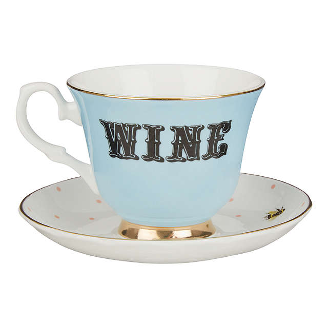 Tea Cup and Saucer, Wine