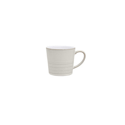 Mug Textured Pattern, Natural Canvas