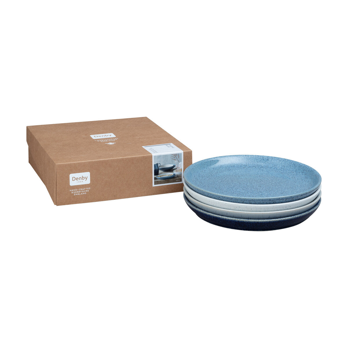 Dinner Plate Set, Denby Studio Blue