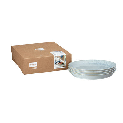 Plate Medium Set, Kiln Blue