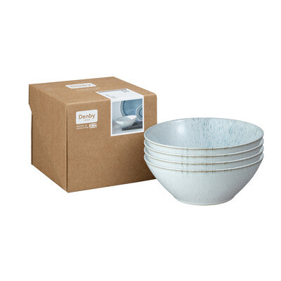 Cereal Bowl Set, Denby Kiln Blue