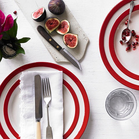 Plate 28cm, Cornish Red