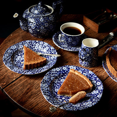 Dinner Plate, Blue Calico