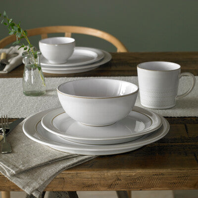 Dinner Plate Set, Natural Canvas