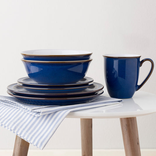Dinner Set 16 piece, Denby Imperial Blue