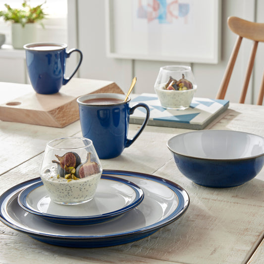Dinner Set 12 piece, Denby Imperial Blue