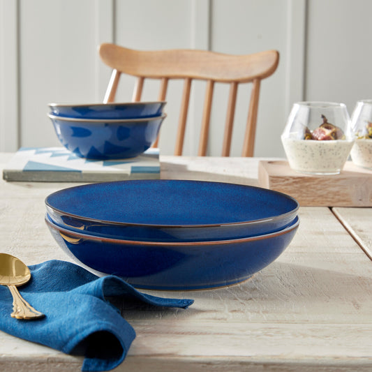 Pasta Bowl Set, Imperial Blue