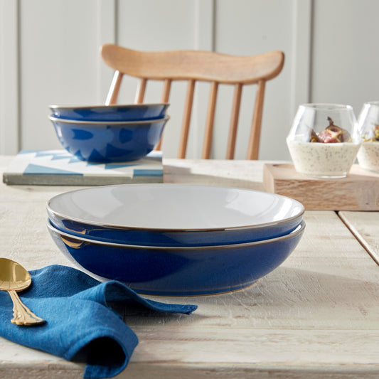 Pasta Bowl Set, Denby Imperial Blue