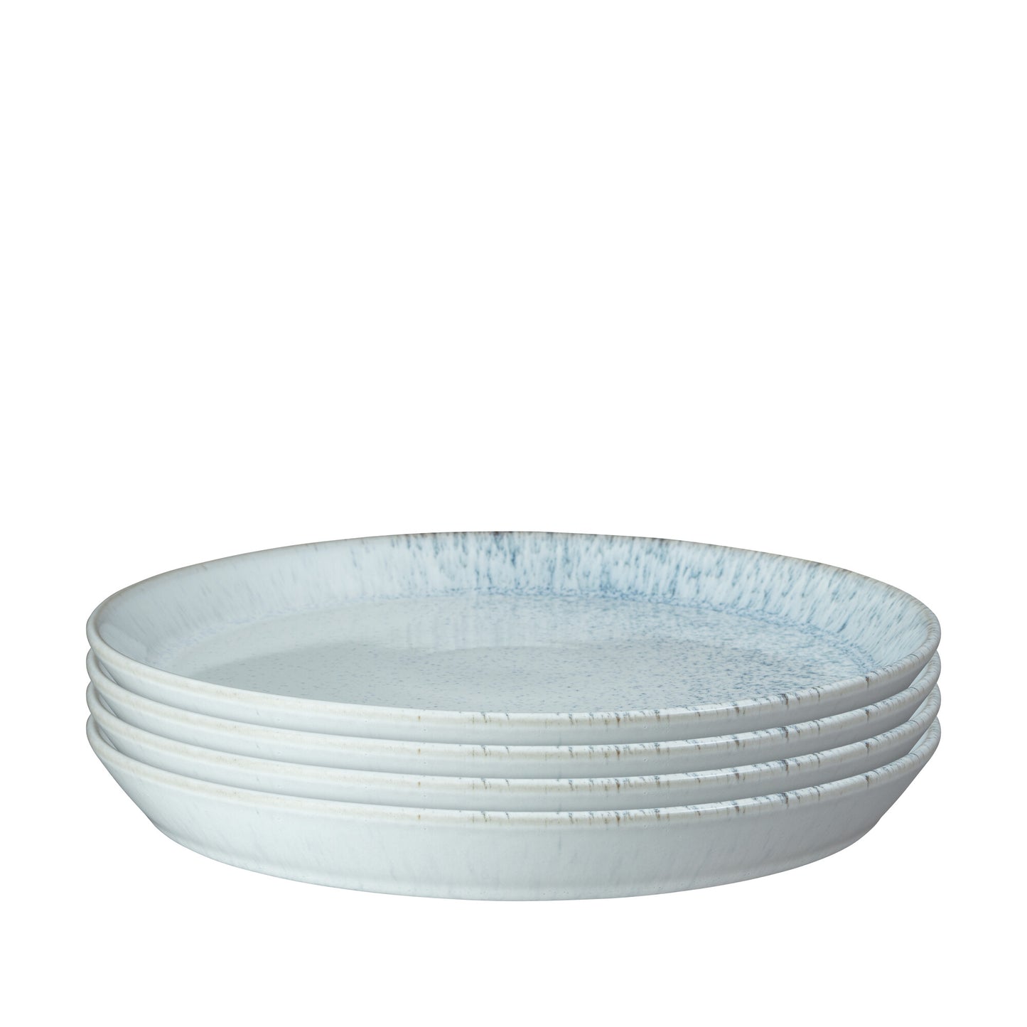 Plate Large Set, Kiln Blue
