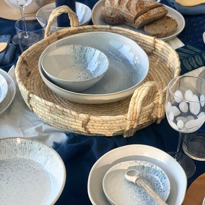 Serving Dish, Kiln Blue