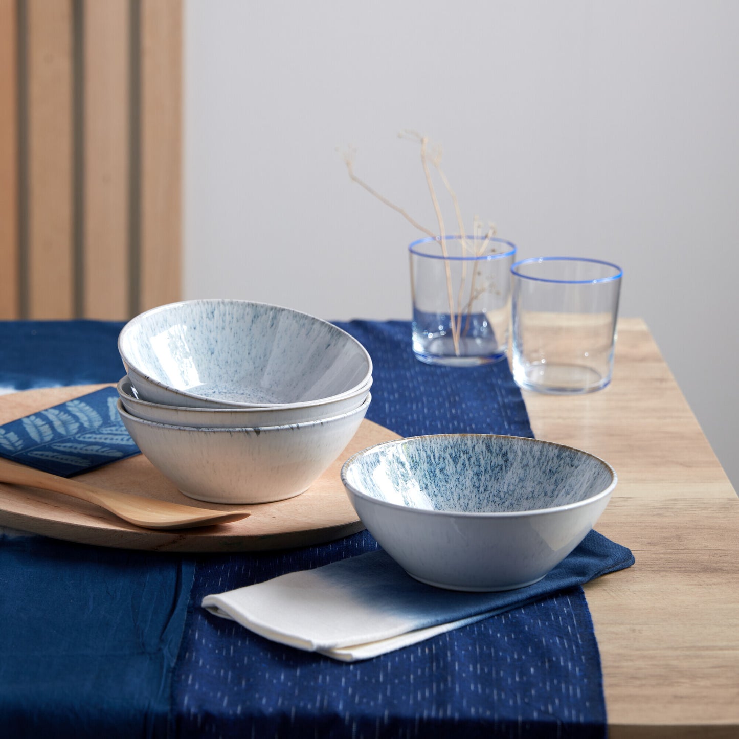 Cereal Bowl Set, Kiln Blue