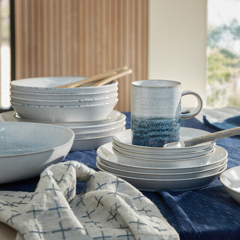 Dinner Set 12 piece, Kiln Blue