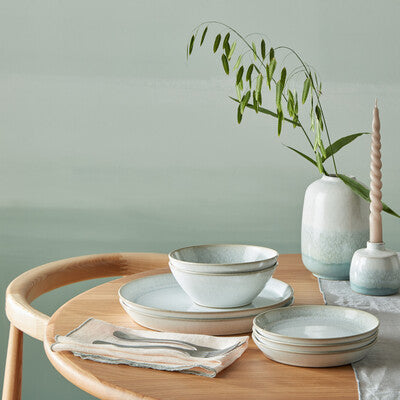 Dinner Set 12 piece, Kiln Green