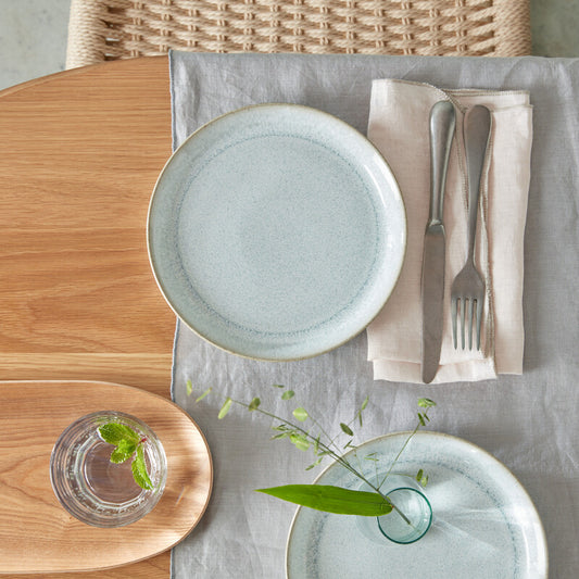 Dinner Plate Set, Kiln Green