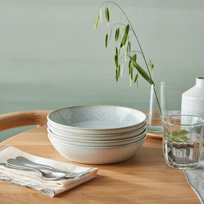 Pasta Bowl Set, Kiln Green