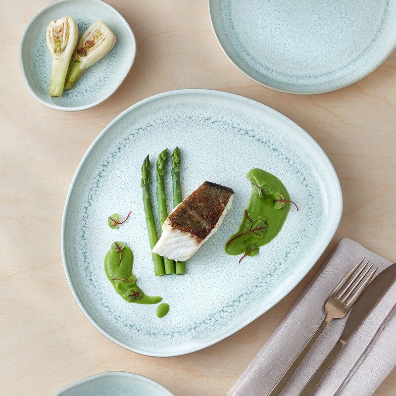 Platter Organic Large, Kiln Green