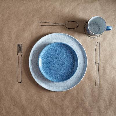 Platter Round, Chalk