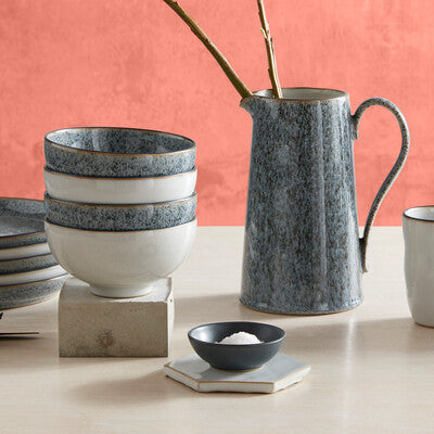Rice Bowl Set, Studio Grey & White