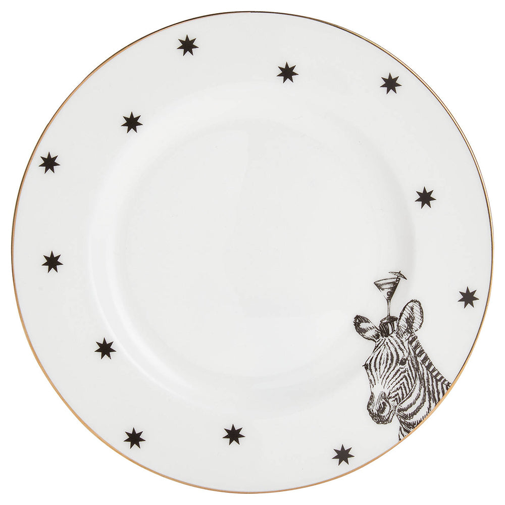 Dinner Plate Set, Zebra