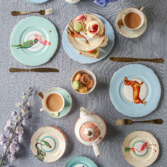 Cake Plate 22cm Posh Puppy