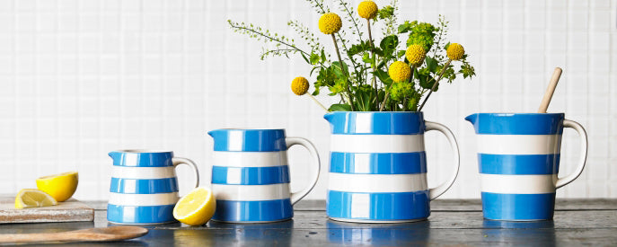 Cornishware Jugs