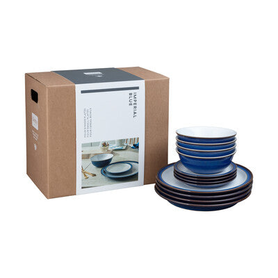 Dinner Set 12 piece, Imperial Blue