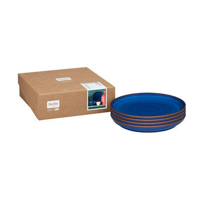 Plate Medium Coupe Set, Imperial Blue