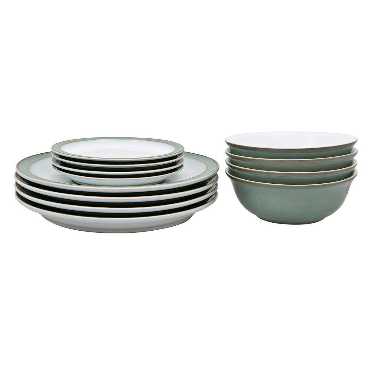 Dinner Set 12 piece, Regency Green