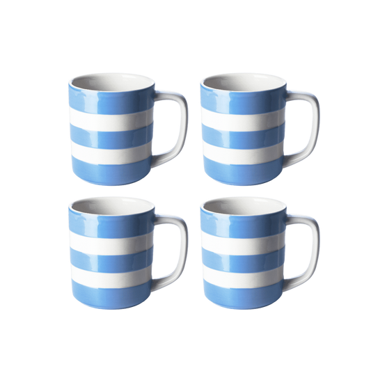 Mug 10oz Set, Cornish Blue