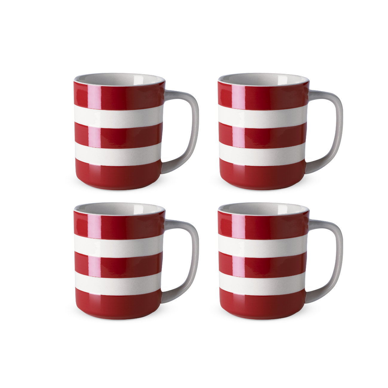 Mug 10oz Set, Cornish Red