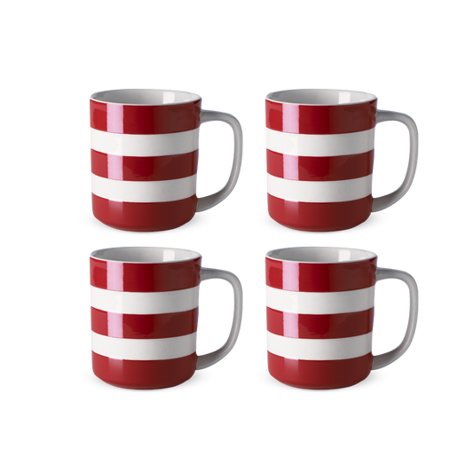 Mug 10oz Set, Cornish Red