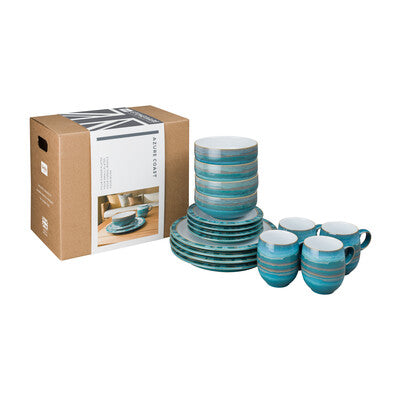 Dinner Set 16 piece, Azure Coast