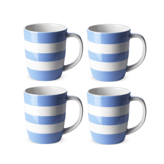 Mug 12oz Set, Cornish Blue