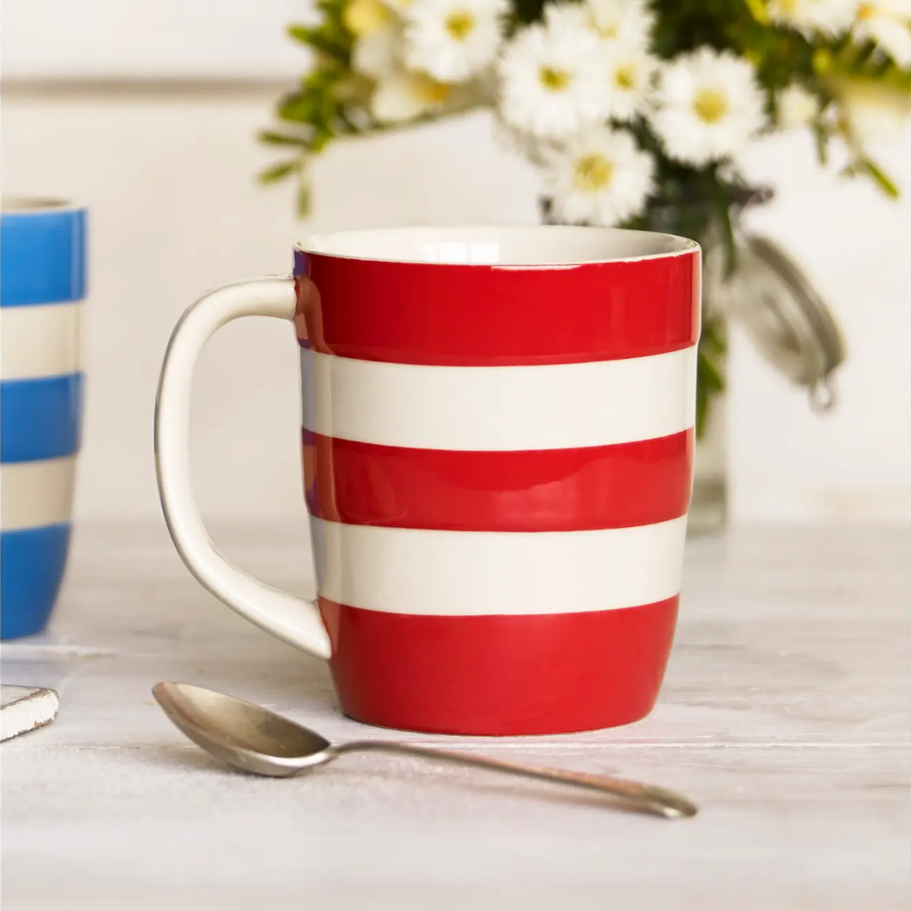 Mug 12oz Set, Cornish Red