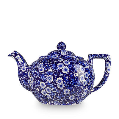 Teapot Large, Blue Calico