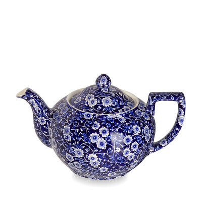 Teapot Large, Blue Calico