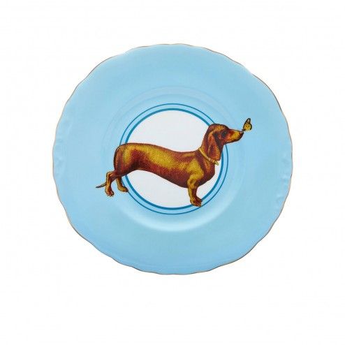 Cake Plate 16cm Sausage Dog