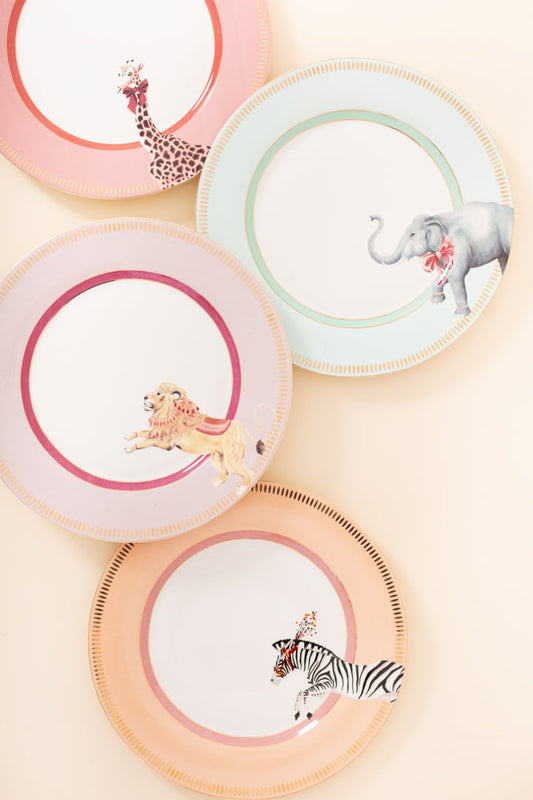 Animal Dinner Plates Set 4
