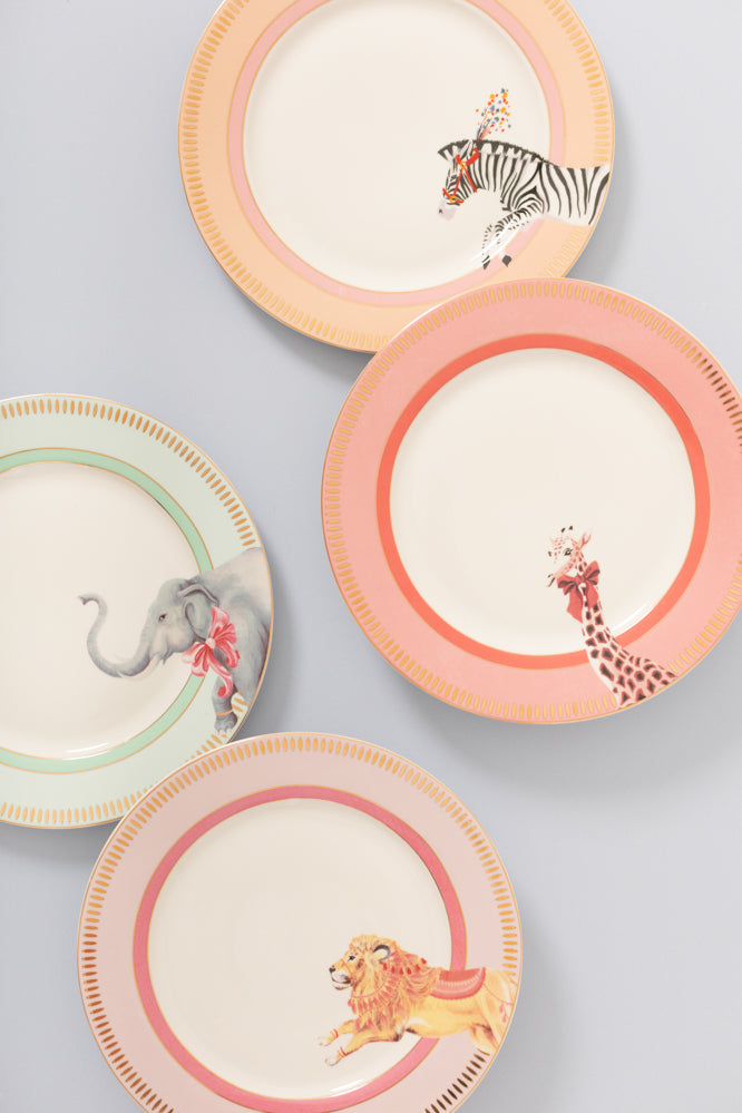 Animal Side Plates Set 4