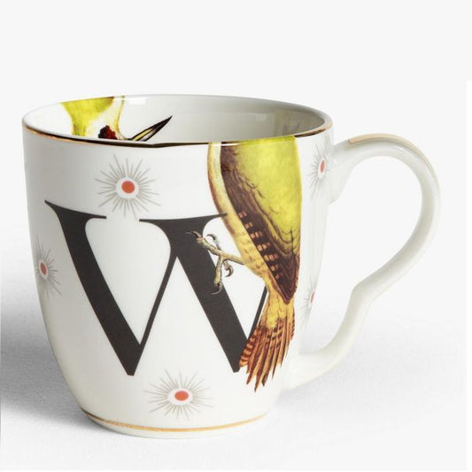 Mug, 'W' Woodpecker