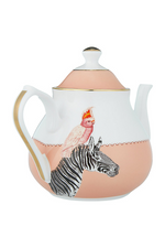Teapot Zebra & Parrot