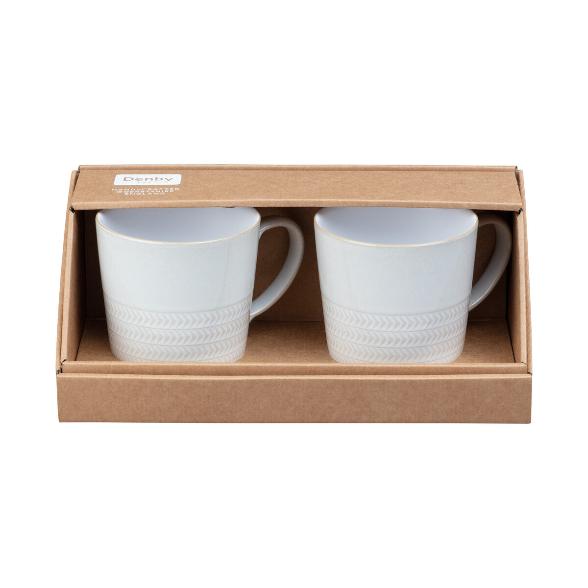 Textured Mug Set, Denby Natural Canvas