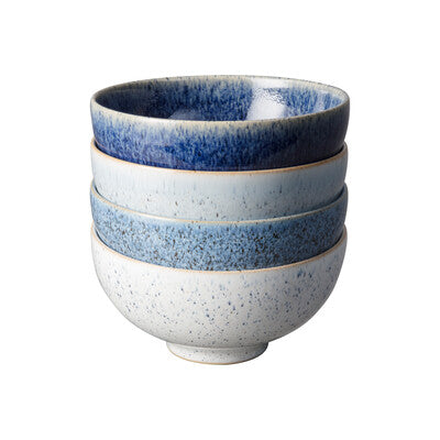 Rice Bowl Set of 4, Studio Blue