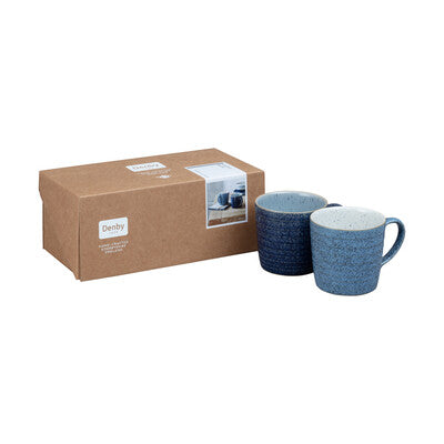 Mug Set of 2, Studio Blue