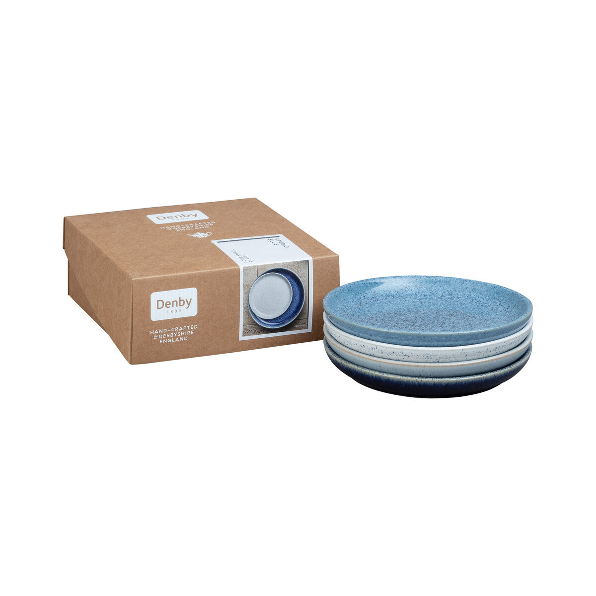 Side Plate Set, Studio Blue